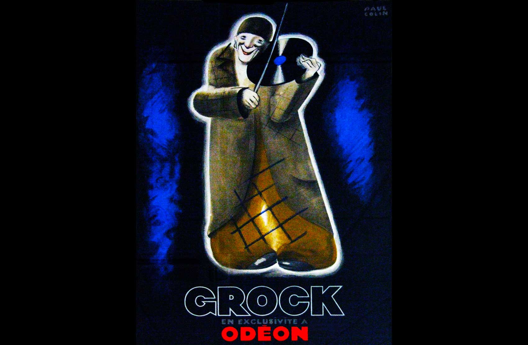 Affiche per la realizzazione di una copertina dei dischi Odeon · Collezione privata Dr Alain Frère