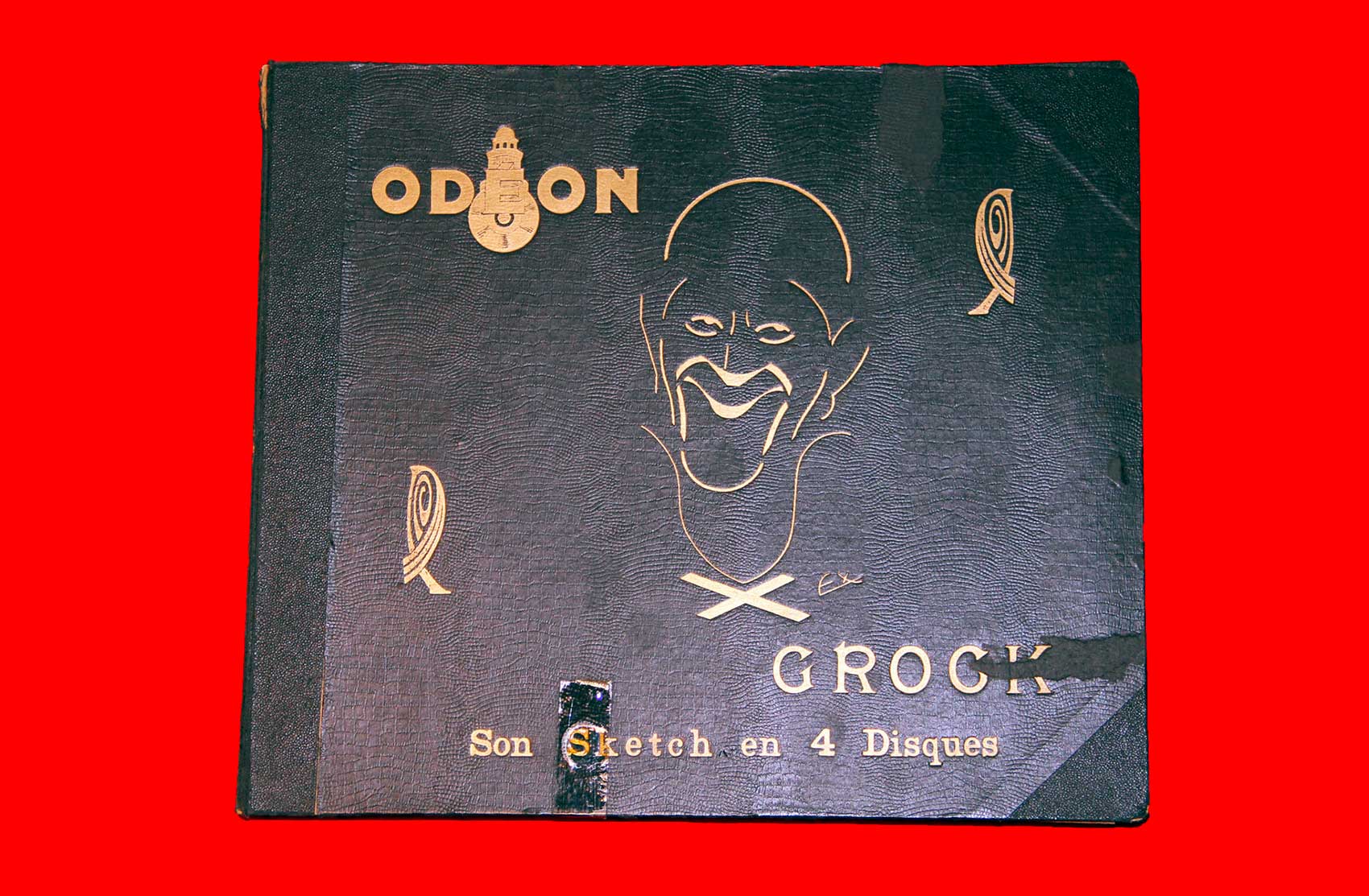 Dischi dello sketch di Grock · Collezione privata Dr Alain Frère
